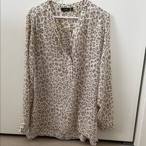 Apt 9 Animal Print V-Neck Blouse